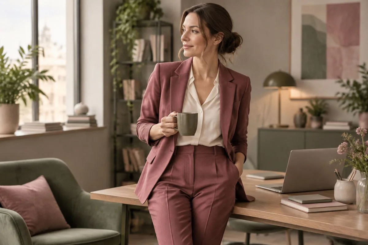 Thematische Illustration: Büro-Outfit für Damen: passende Looks für den Arbeitsalltag